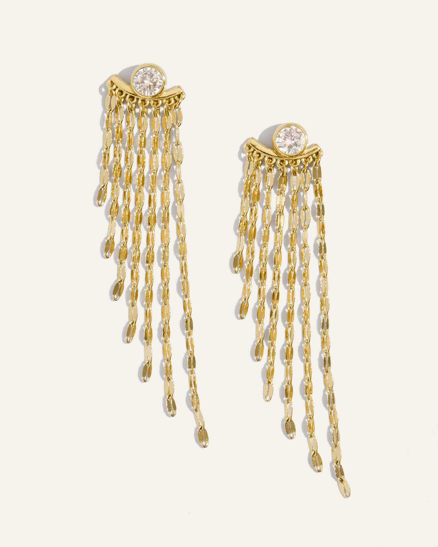 Selena Convertible Bezel Stud 2-in-1 Dangle Earring