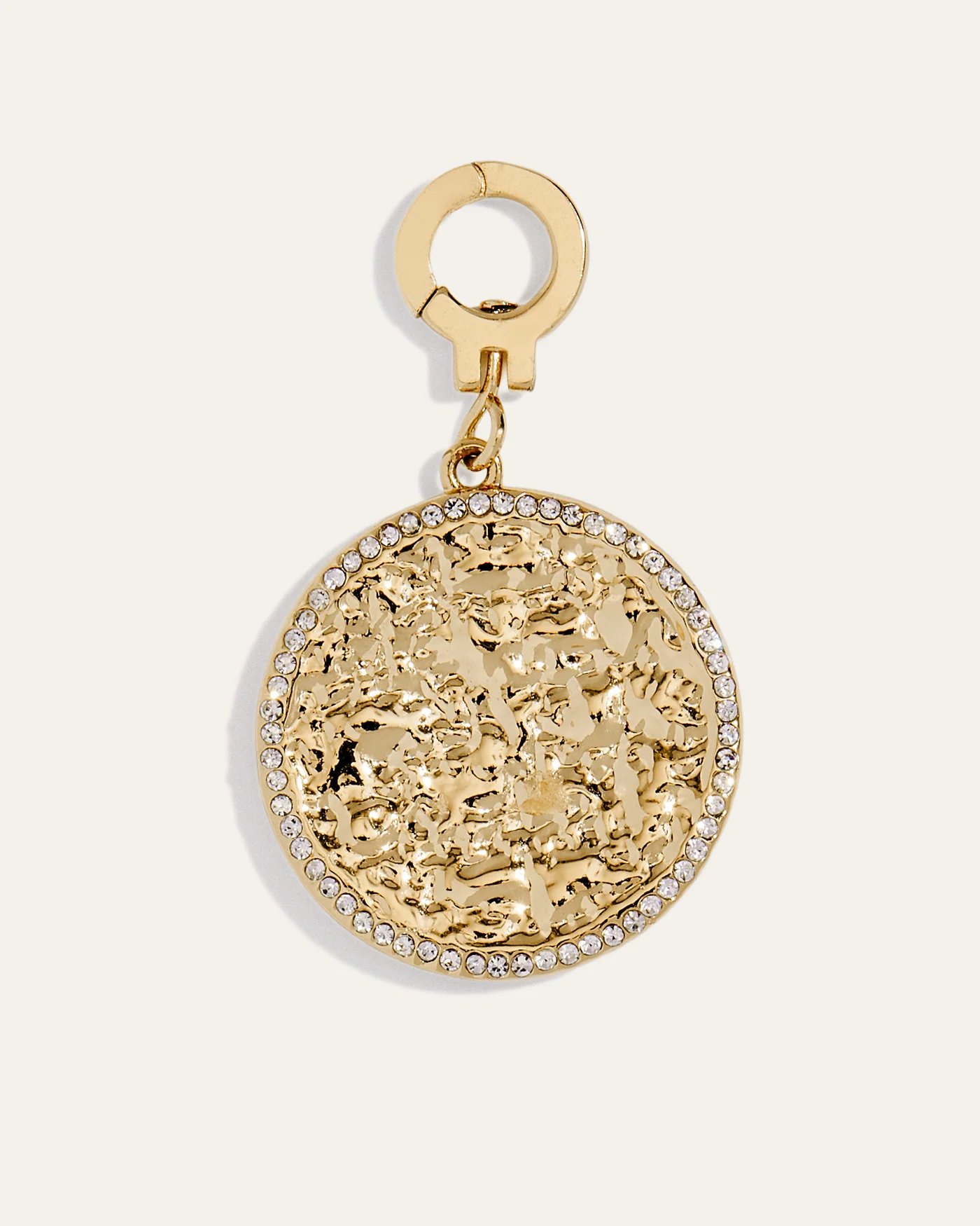 Tatum Celestial Disc Charm Reversible with Pavé Moon and Star